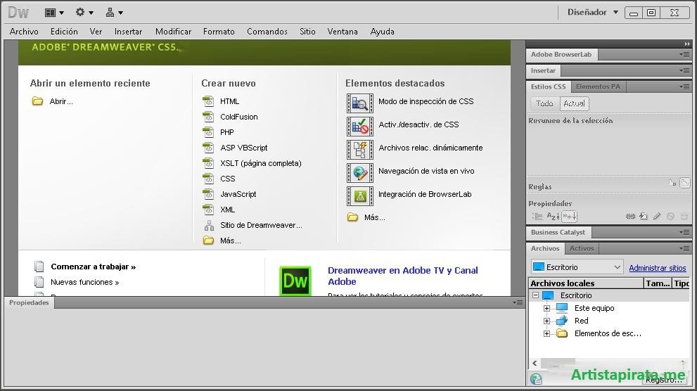 Adobe Dreamweaver CS6 Full Español [MEGA]