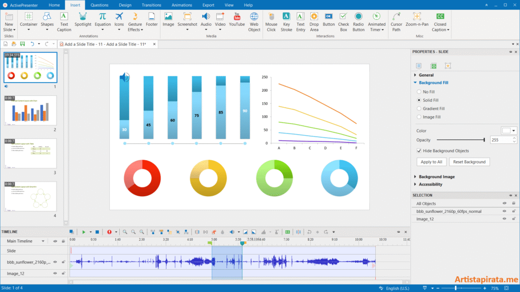 ActivePresenter Pro Español + Portable Mega