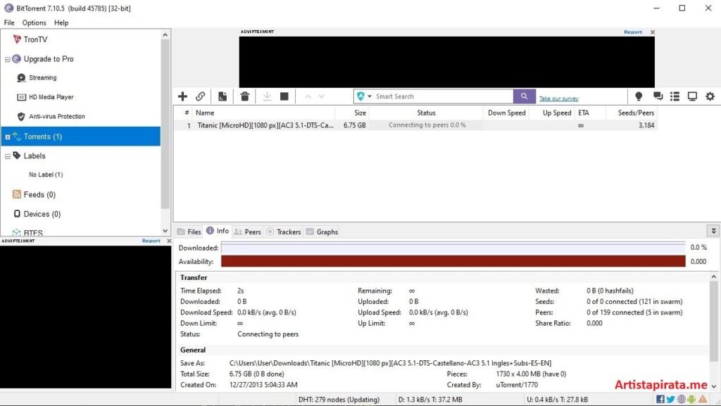 BitTorrent Pro Full Español [Mega] Portable