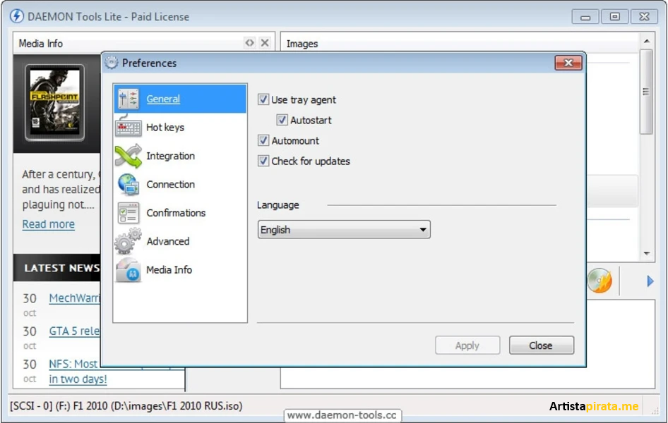 Descarga DAEMON Tools Lite Full Español Mega