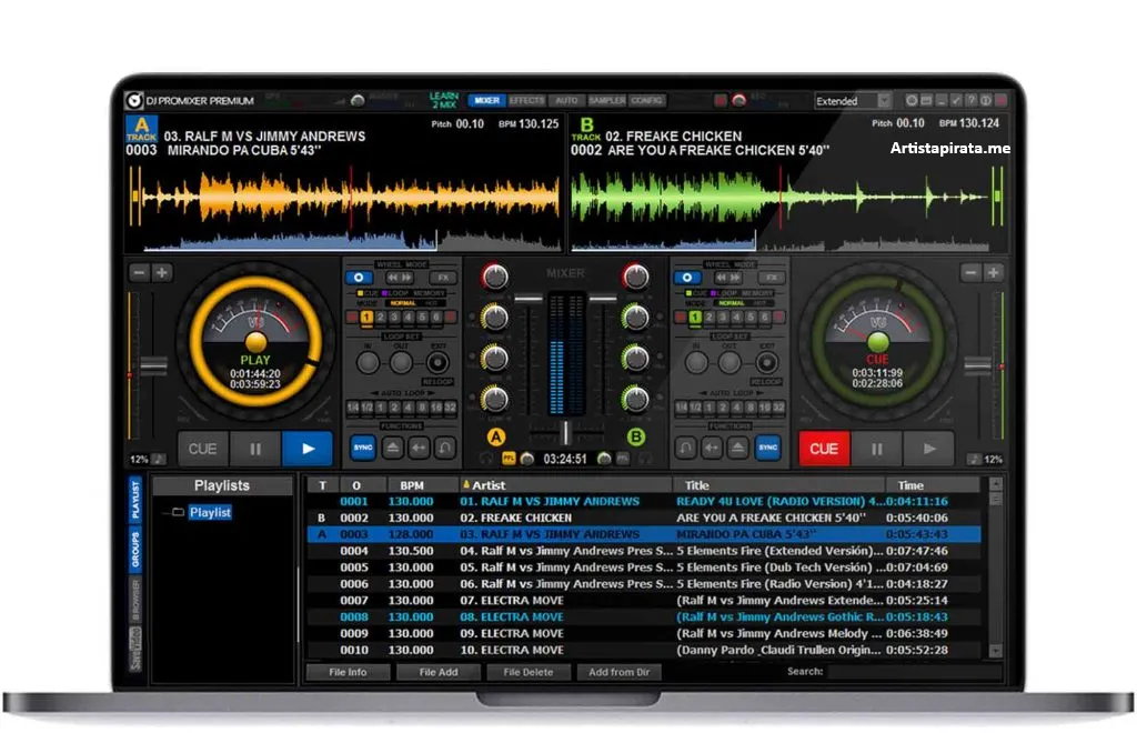 Descarga DJ ProMixer para Windows Portable [Mega] Español