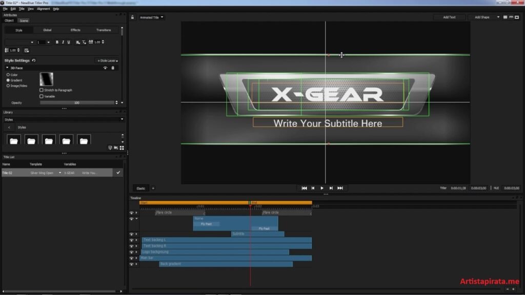 Descargar NewBlueFX Titler Pro Ultimate Version