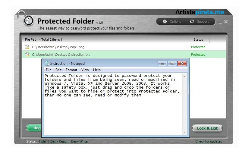 IObit Protected Folder Full Español Mega