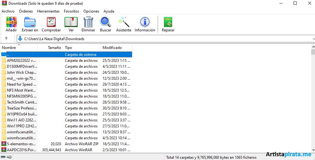 WinRAR Full Multilenguaje Español Mega 2026