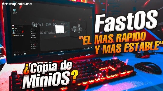 Windows FastOS Full Multilingüe Español Mega 2026
