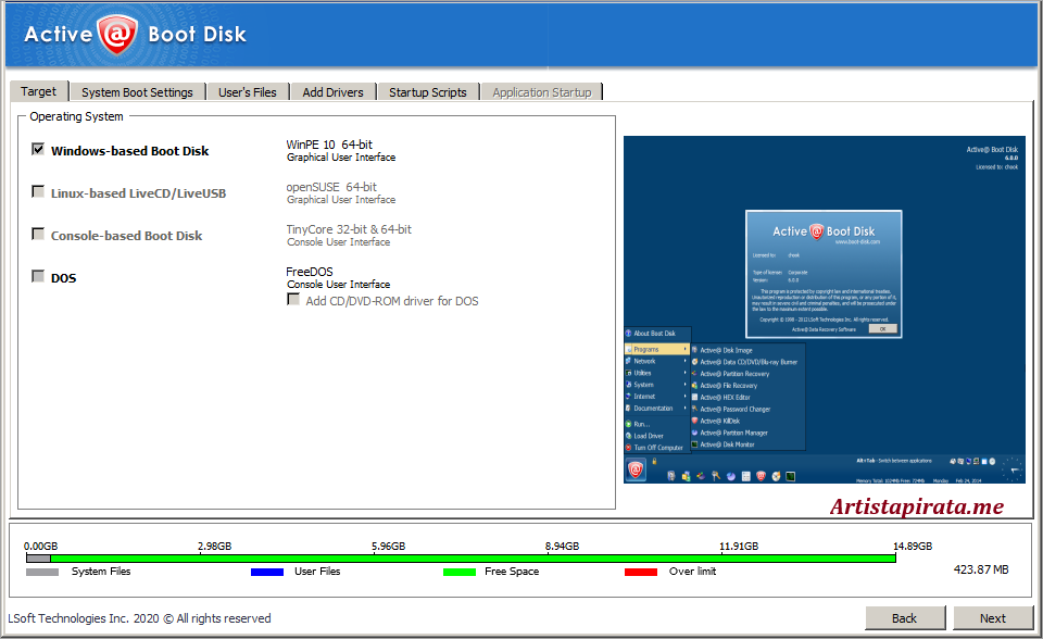Active Boot Disk (TEUAIO) [Mega] + Full Versión