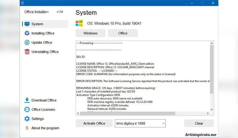 Office Installer Plus  Español Full Gratis Mega