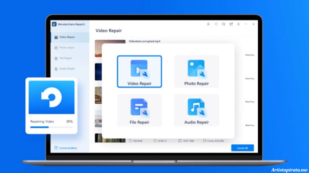 Wondershare Repairit Full Multilenguaje Mega