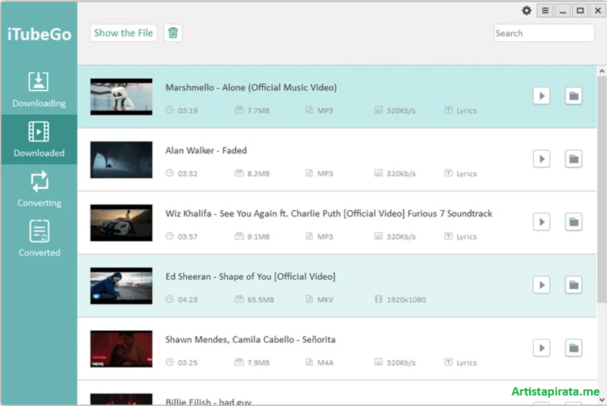 iTubeGo YouTube Downloader Full Español [Multilingüe]