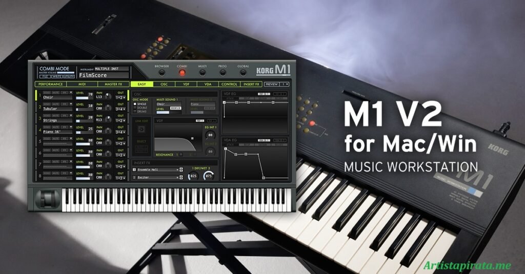 KORG M1 v2.4.1 Full Activado Win + Portable Mega