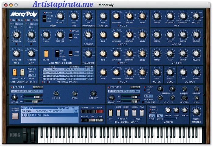 KORG MonoPoly Full Multilenguaje [Mega]