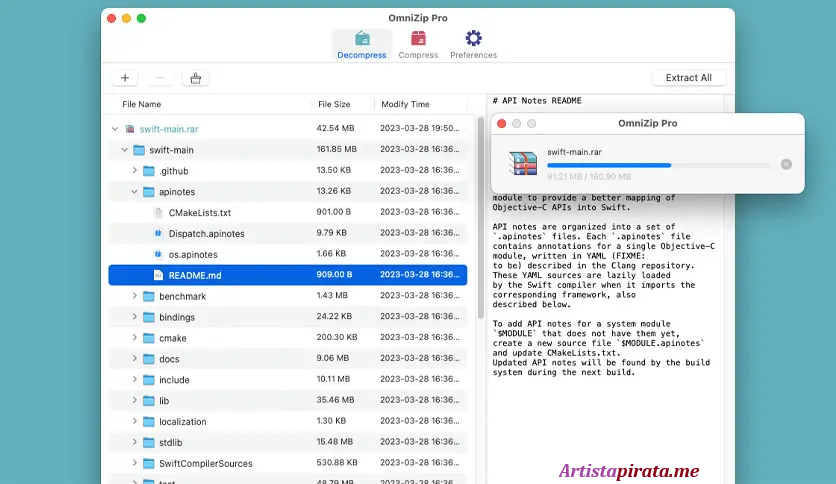 OmniZip Universal Extractor Pro Full Multilingüe Mega