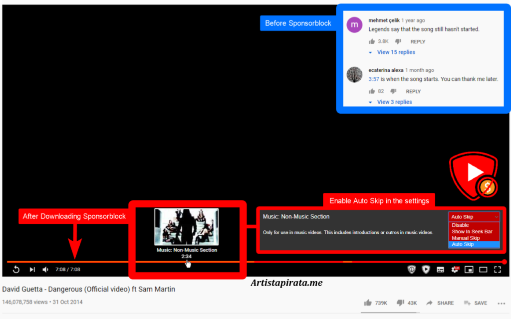 SponsorBlock For YouTube Full Activado Mega