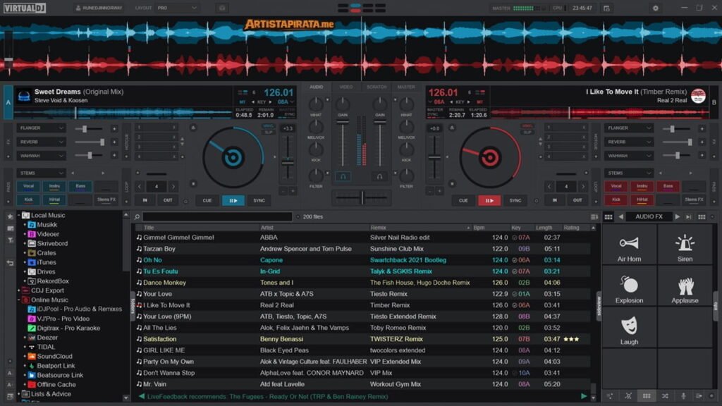 Virtual DJ 2025 Pro Full Version Multilenguaje Español Maga