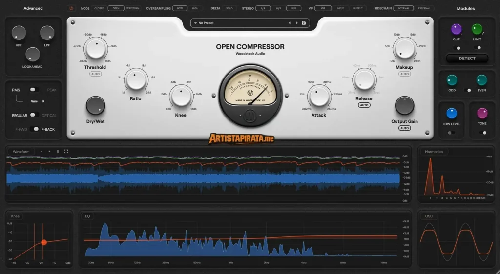 Woodstock Audio Open Compressor Para Win-Mac Español Mega