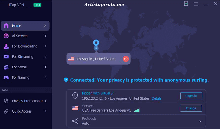 iTop VPN Free 2026 Full Español Mega [Multilingüe]