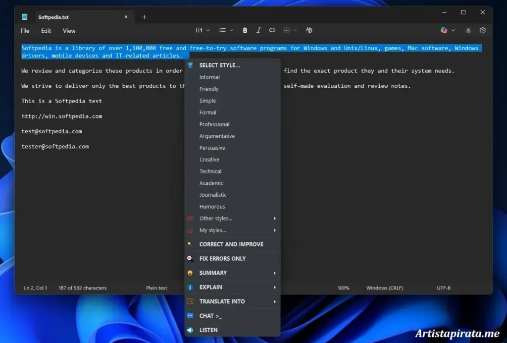 AITextTune Full Portable Español Mega
