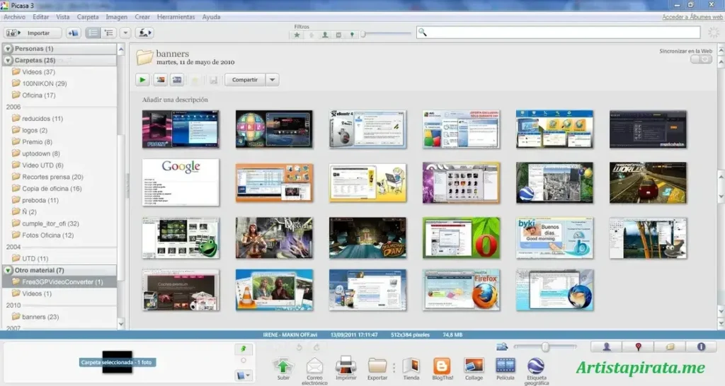 Picasa Full Multilenguaje Español Mega