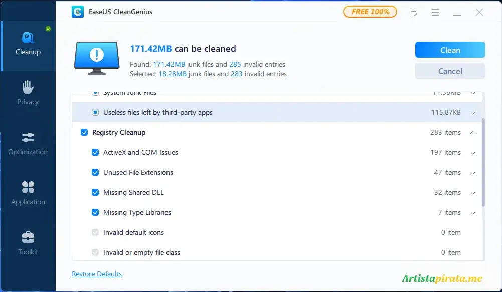 EaseUS CleanGenius para Win Español Maga