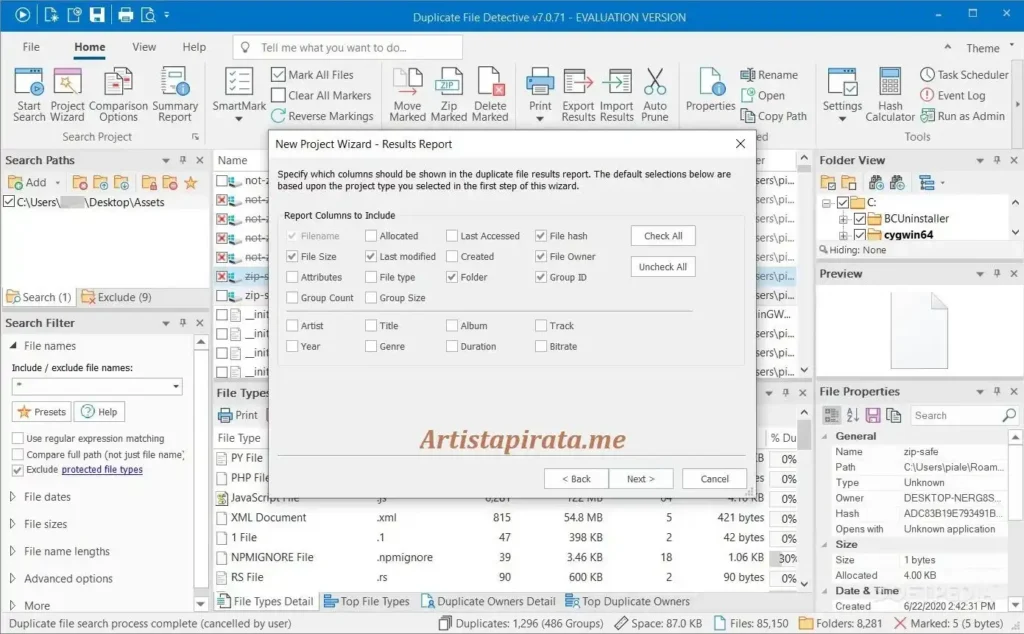 Duplicate File Detective Portable [x64] Español Mega