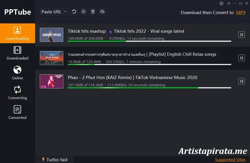 PPTube Video Downloader Full Windows Español