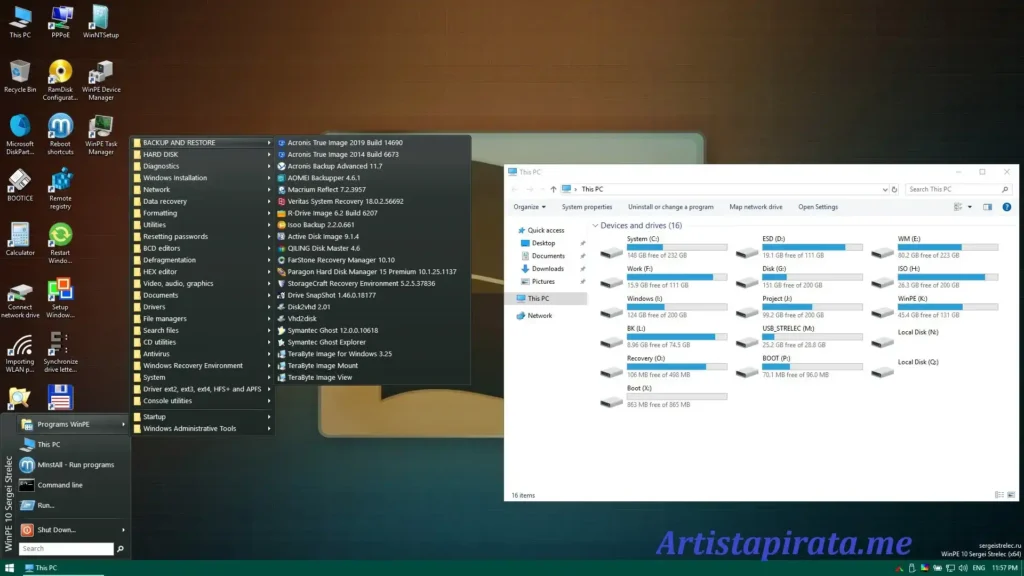 WinPE 11-10-8 Sergei Strelec Full Español 2026