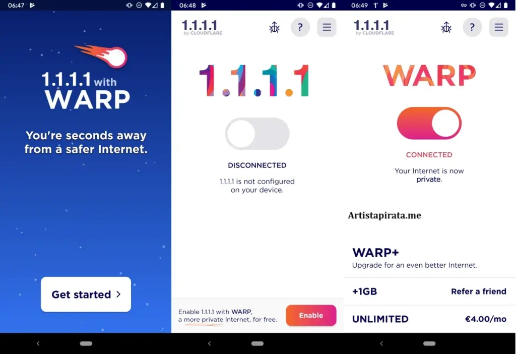 WARP VPN by Cloudflare Full Español Mega