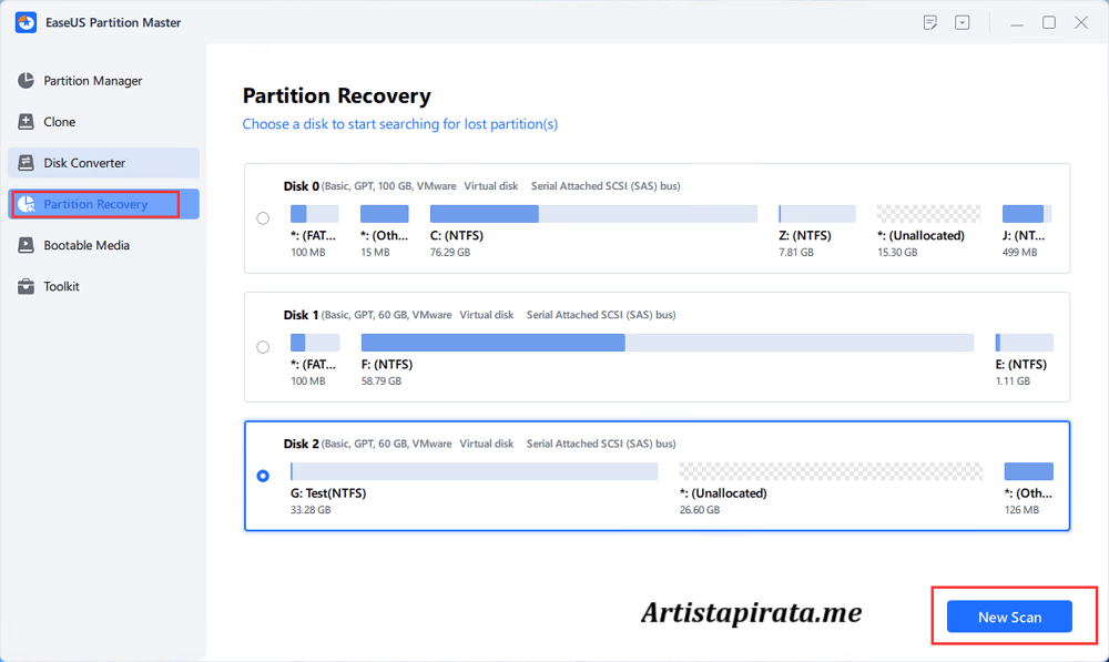 EaseUS Partition Recovery Full Español