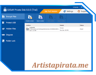 GiliSoft Private Disk Gratis y Full Activado Win Español