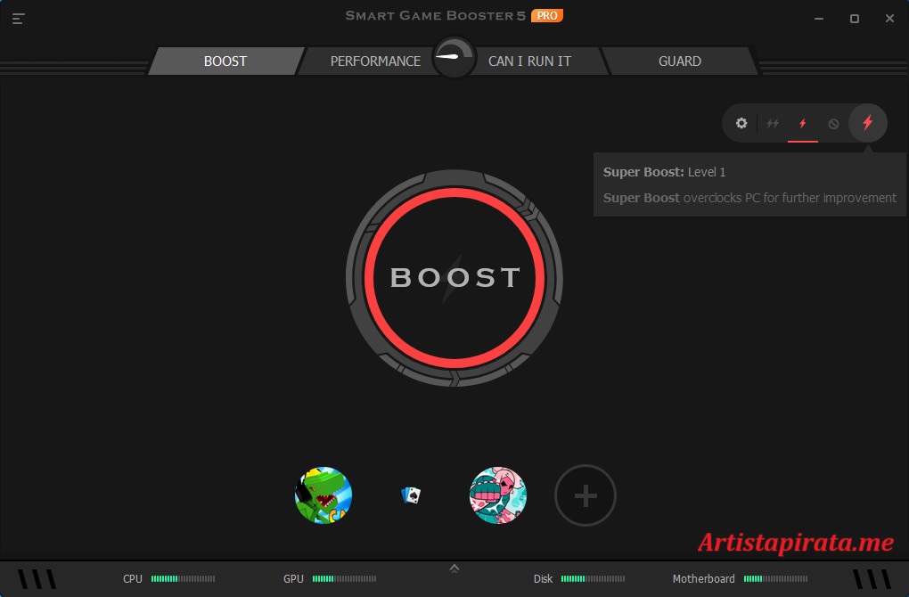 Smart Game Booster Pro Full Win Español