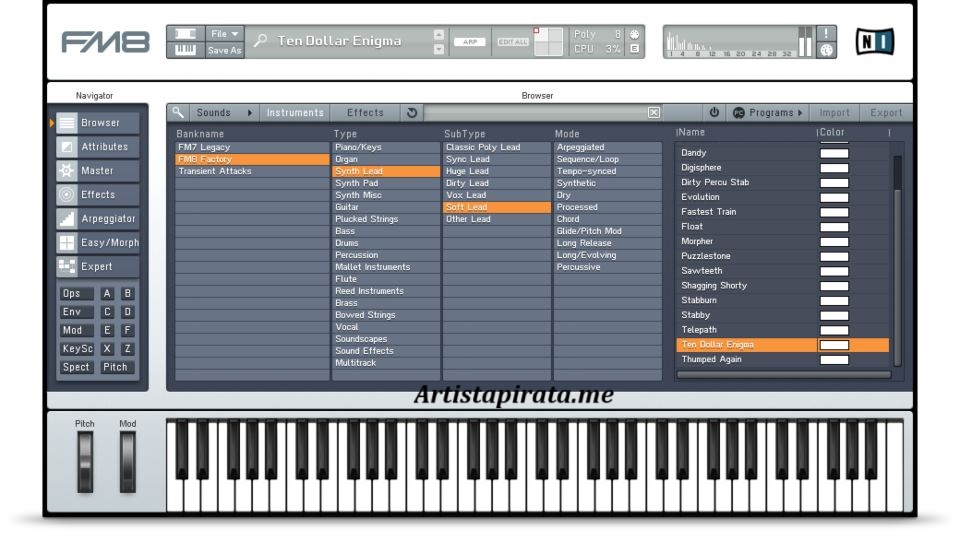 Native Instruments FM8 para MAC Full Español