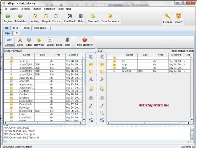 Descargar Hitek JaSFTP para Windows Español Mega